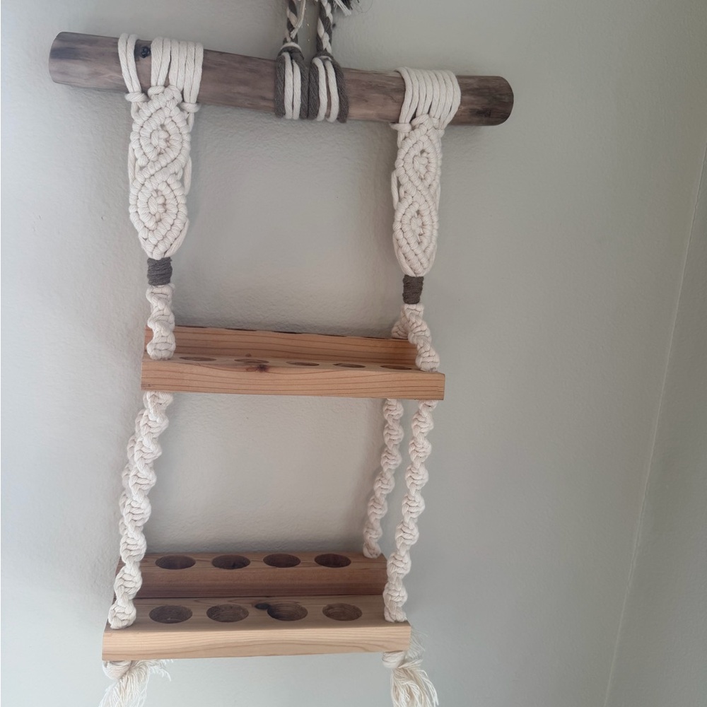 Handcrafted Macrame essential oil hanger
